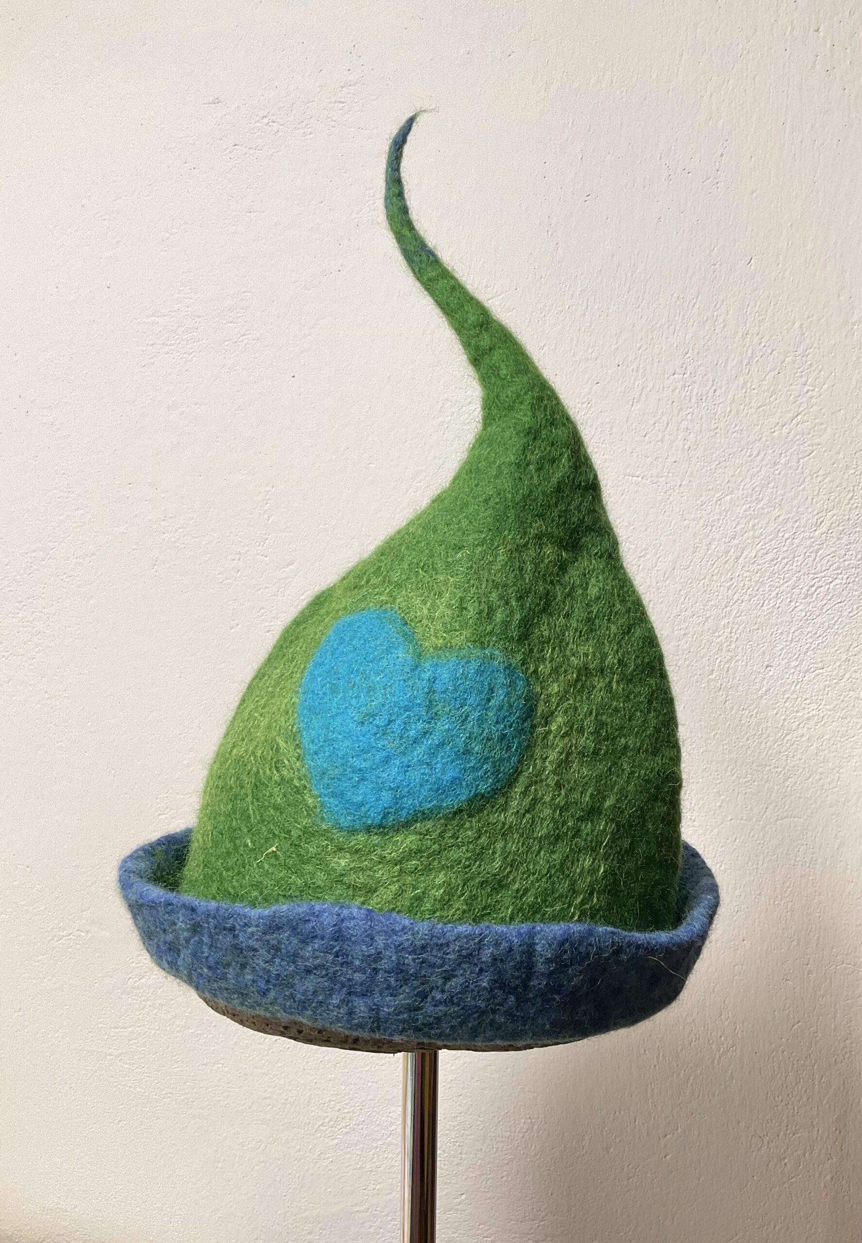 Czapka do sauny z sercem