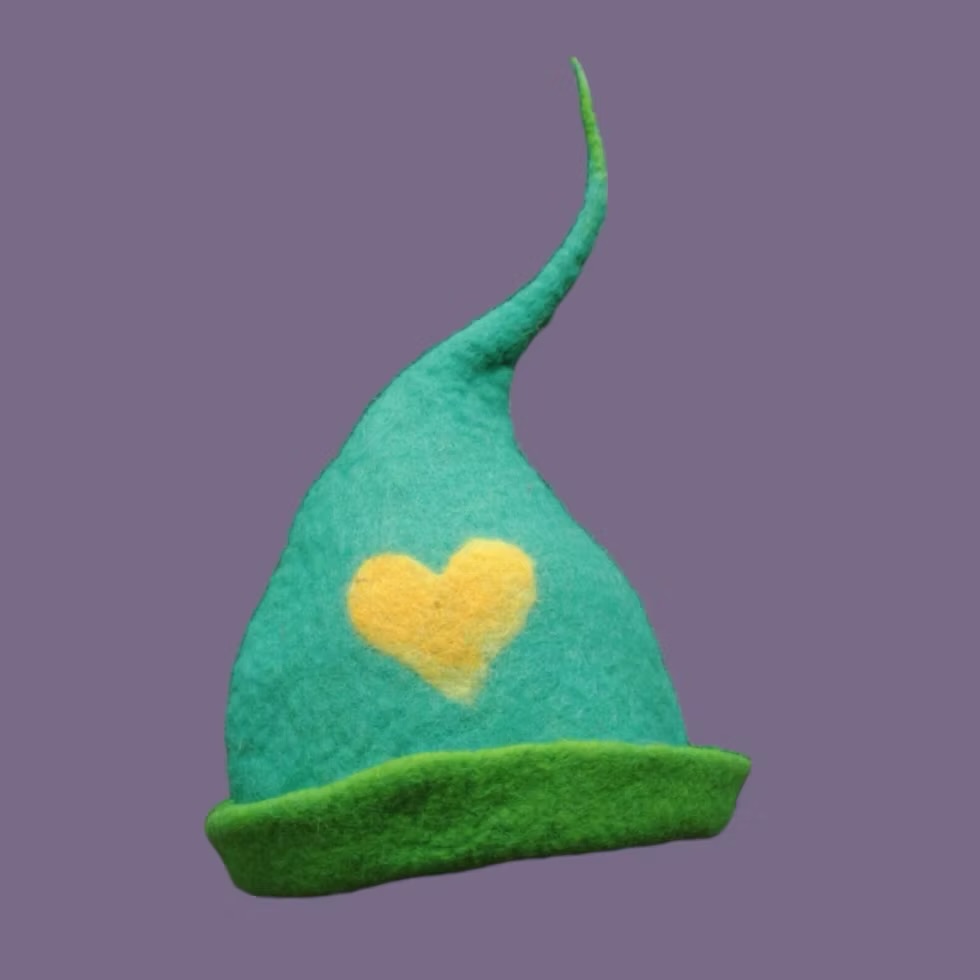 Czapka do sauny z sercem - obrazek 3