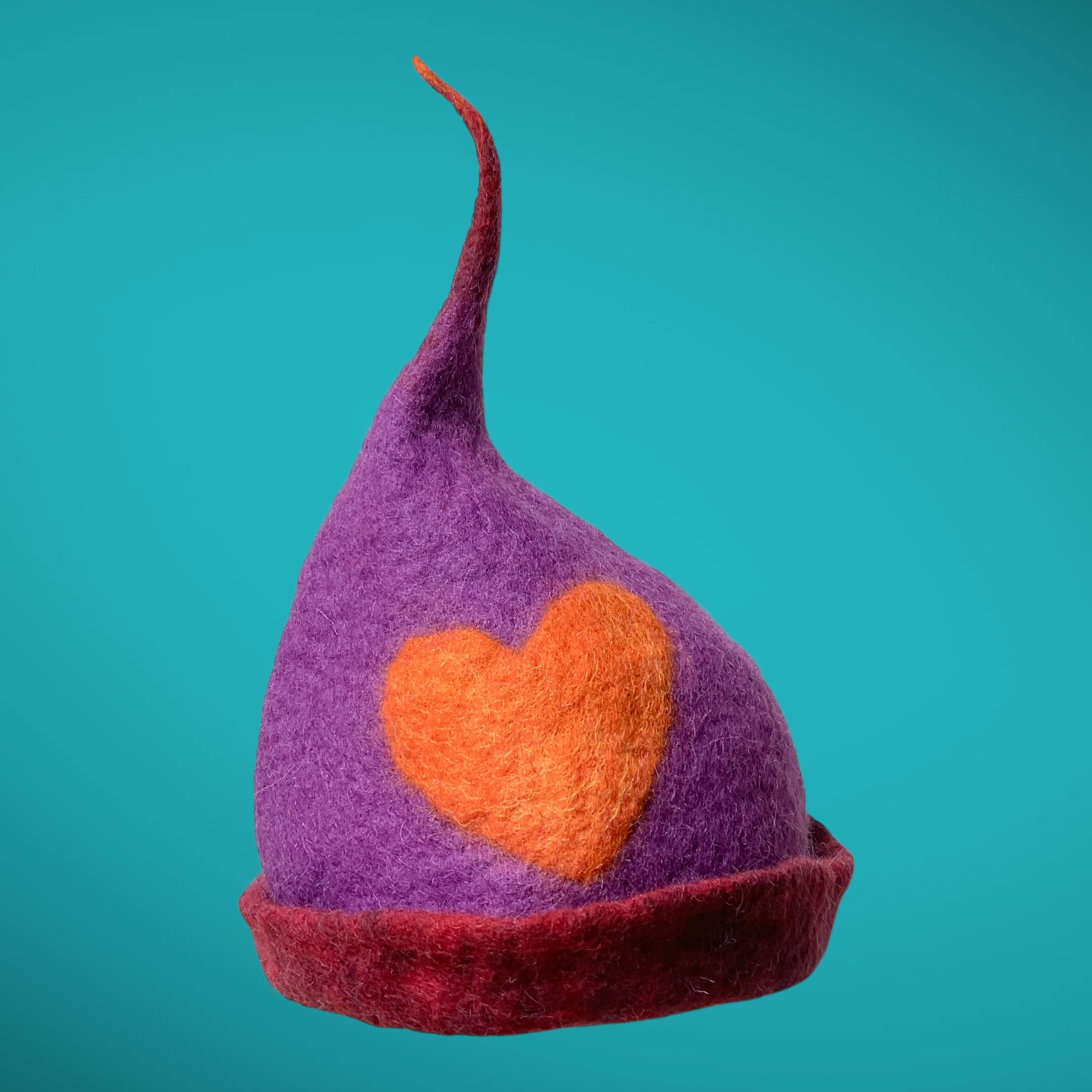 Czapka do sauny z sercem - obrazek 4