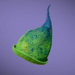 Pixie zielony loczek