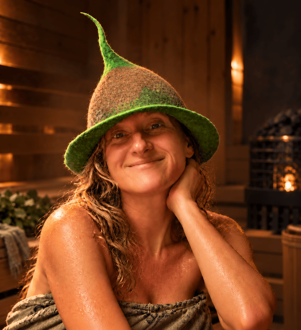 Pixie brązowozielony loczek - obrazek 2